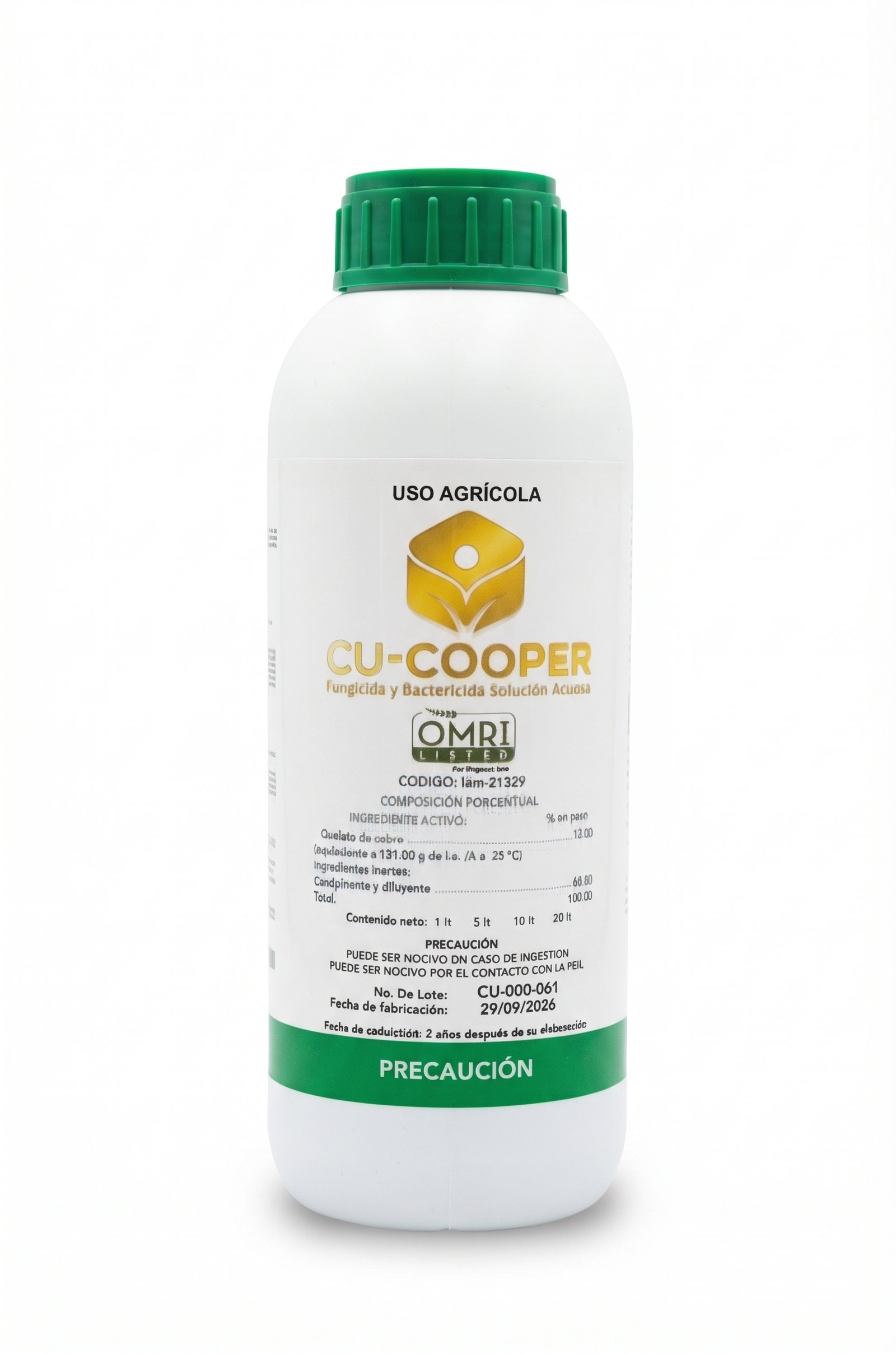 CU-COOPER Fungicida y Bactericida